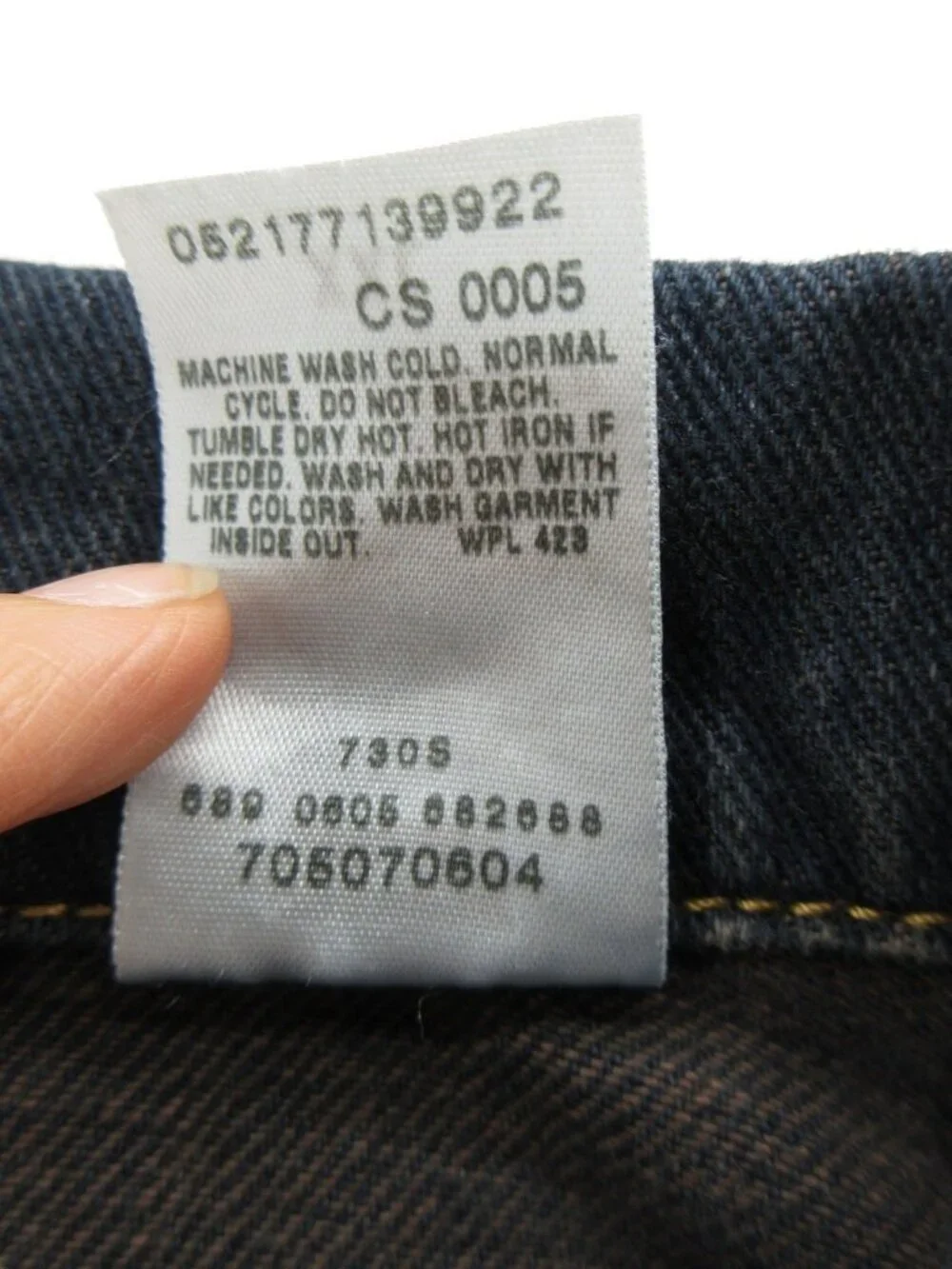 VINTAGE Levis Jacket XXL Standard Trucker Denim Red Tab Y2K 2005 NEW